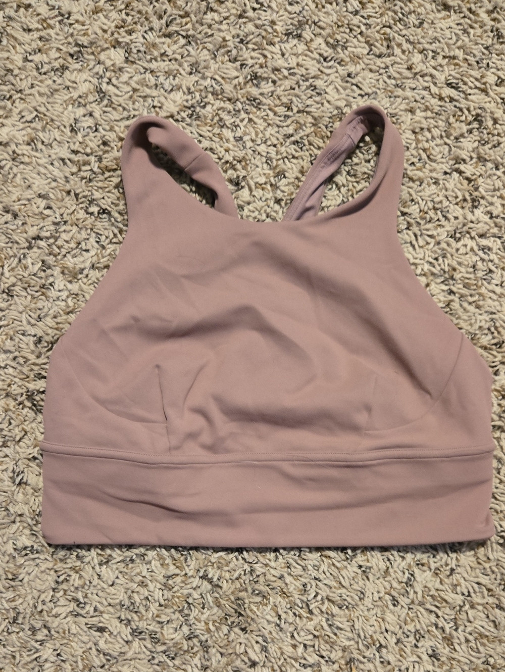 Lululemon Women's Mauve High Neck Active Crop
